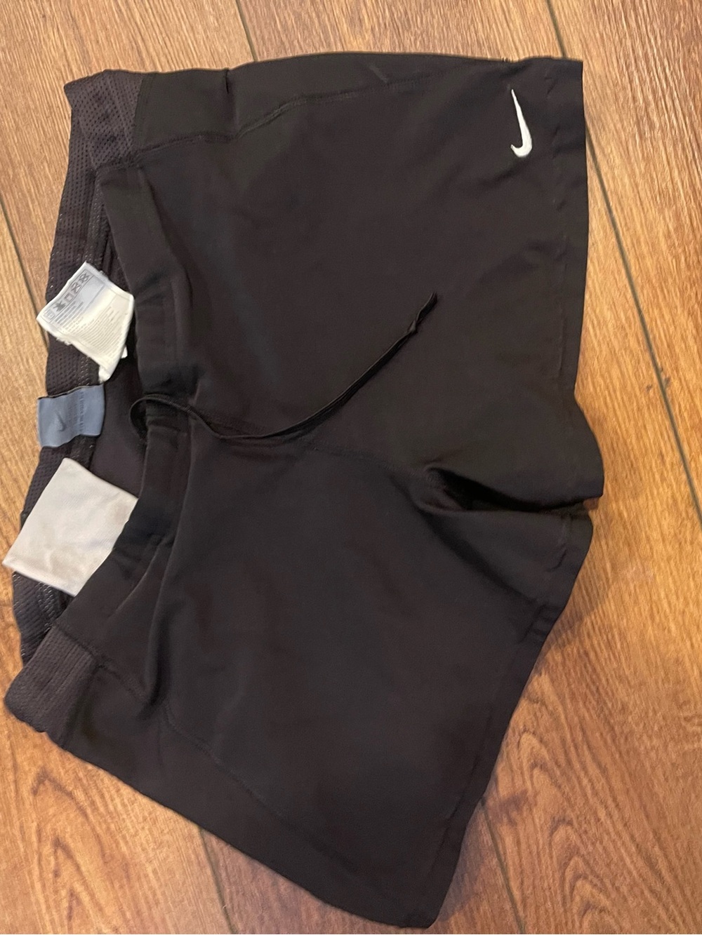 Nike Black Running Shorts fit dry size S